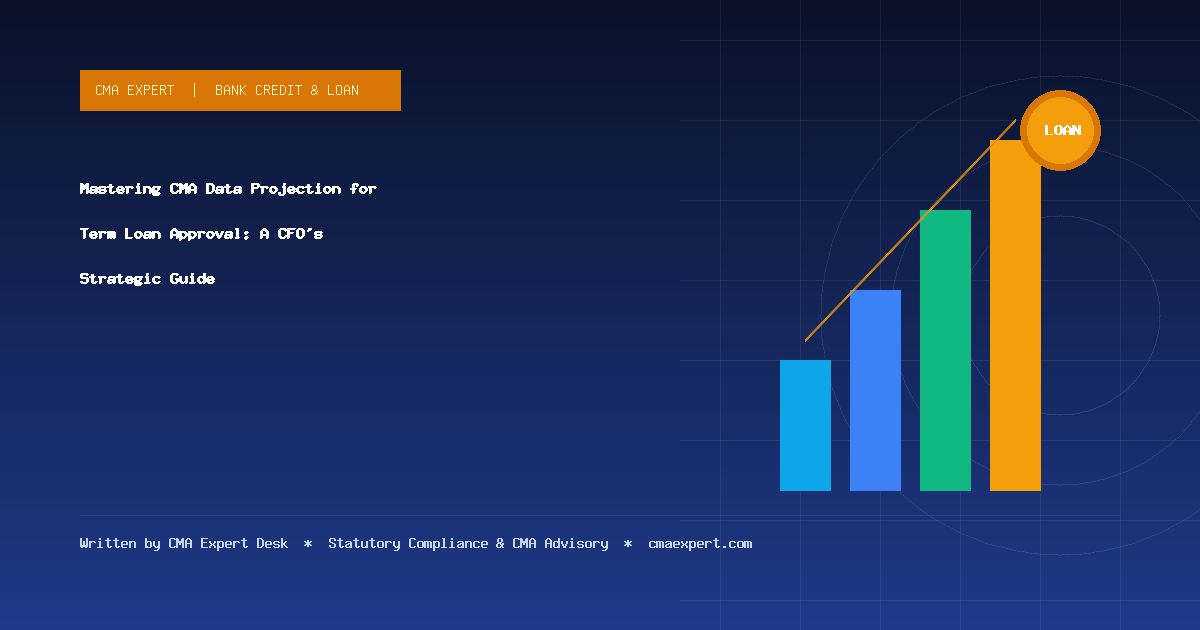 Mastering CMA Data Projection for Term Loan Approval: A CFO's Strategic Guide